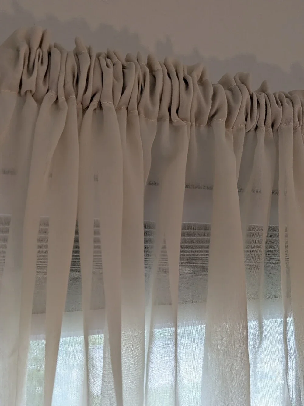 Handmade cafe curtains
